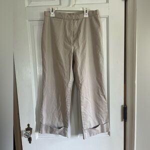 United Colors of Benetton Vintage wide leg cuffed khakis